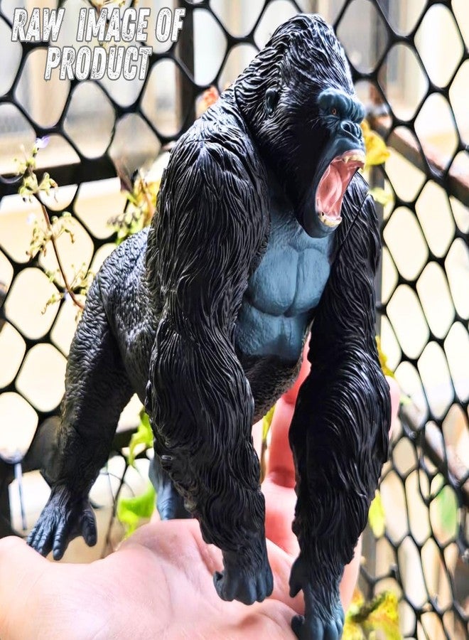 Mallexo مجموعة ألعاب غوريلا ماليكسو كبيرة الحجم، قطعة واحدة، مجسم كينغ كونغ، لعبة حركة حيوانية للأطفال من الجنسين | وضع القتال، هياج، مجموعة ألعاب كونغ الشمبانزي الشهيرة | ألعاب قرد، عنصر زينة، هدايا عيد ميلاد - Image 5